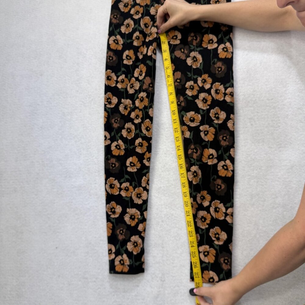 Sunday Best Leggings Womens Medium Floral Stretch High Rise Yoga Pants Athletic - Picture 5 of 7